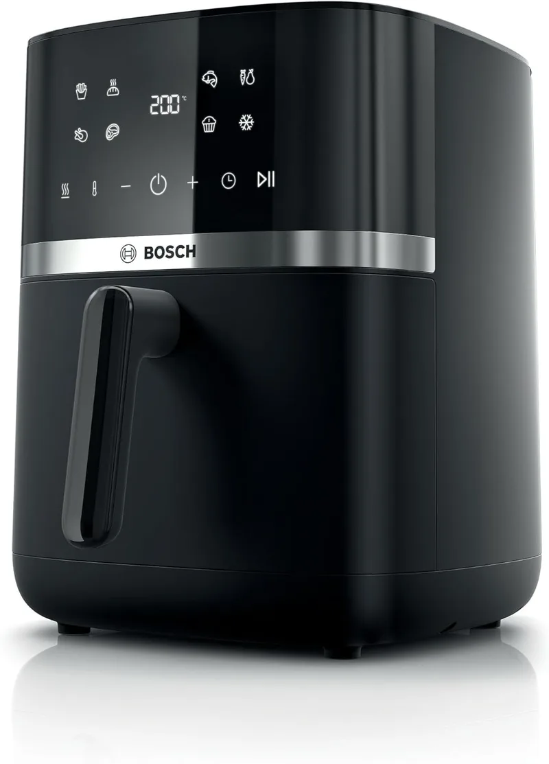 Bosch ▫️ Air Fryer 4 Series XL, 6,1 L de capacidade, 7 programas, Cozedura mais rápida, Preto, MAF462B0, Air Fryer