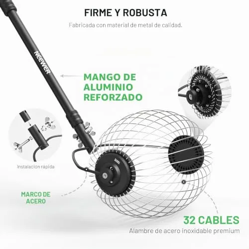 NEEWER ▫️ Recolhedor de Bolas de Ténis com Funil, Recolhedor Telescópico de Bolas de Golfe com Rodas e Recolhedor de Bolas de Pickleball, Saco de Transporte em Poliéster para Ténis, Golfe e Pickleball, Prático, TB01S+TB01B 4