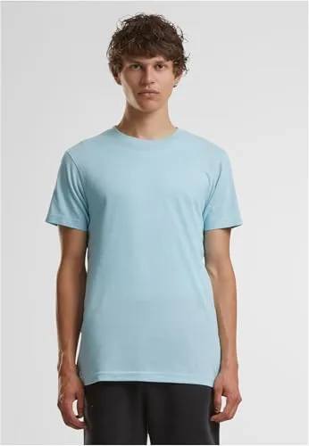 Build Your Brand ▫️ T-shirt básica de gola redonda para homem - Conjunto de 1/3/5 5