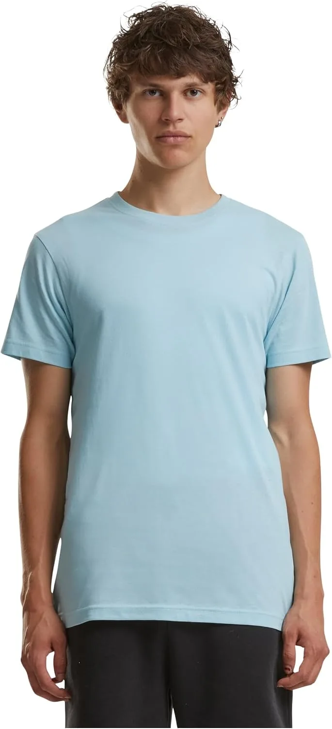 Build Your Brand ▫️ T-shirt básica de gola redonda para homem - Conjunto de 1/3/5