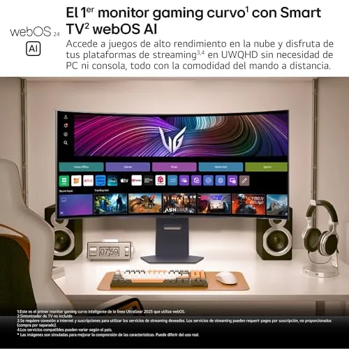 LG ▫️ Monitor Ultragear Gaming 45GX90SA-B - 45'', OLED, WQHD, 240 Hz, 1 ms 3