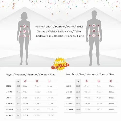 FIESTAS GUIRCA ▫️ Acessórios faciais para fantasias de adulto - Tatuagens autocolantes 3