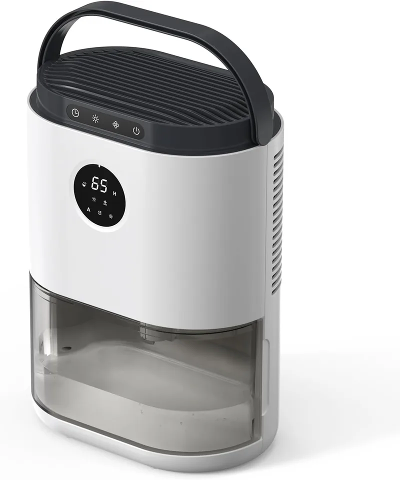 CONOPUPlus ▫️ Desumidificador 2300ML, desumidificadores de humidade, visor com sensor, temporizador 48H, luzes de 7 cores, descongelação automática, modo de suspensão, desumidificador para quarto, casa de banho, casa de banho