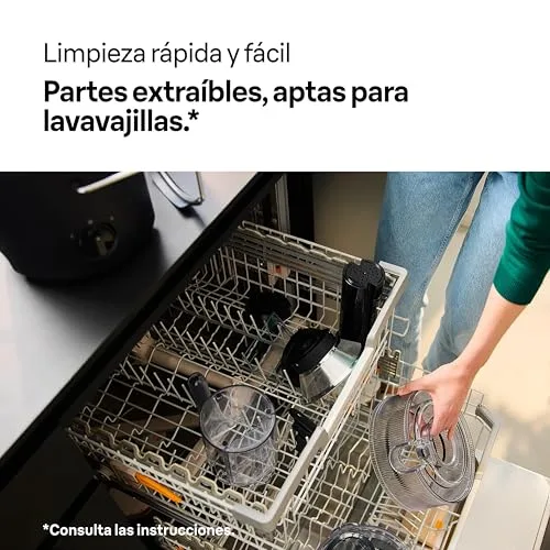 Braun ▫️ MultiJuice 5 SJ5000, Liquidificador com tecnologia ColdXtract, bocal de 75 mm, recipiente de 1,5 l, sistema anti-gotejamento, sistema de segurança quádruplo, filtro de aço inoxidável, 800 W, preto 7