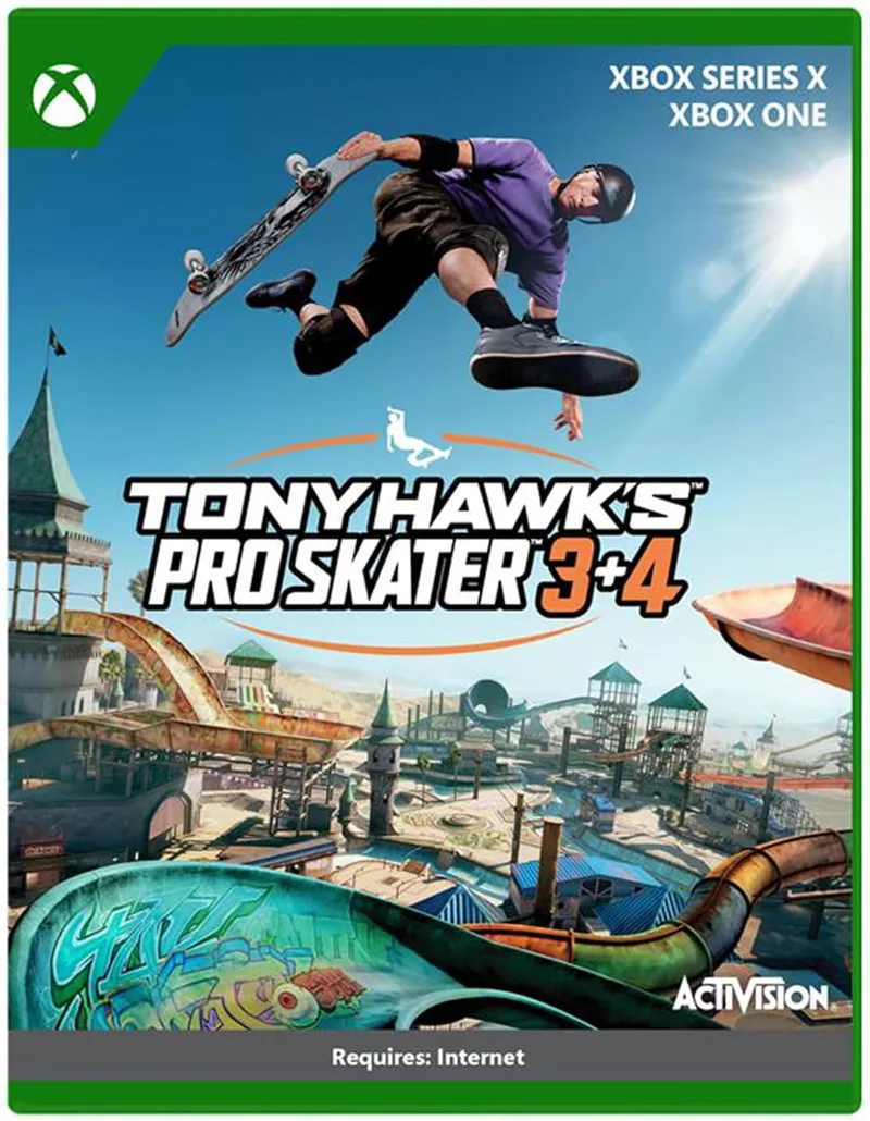 Xbox ▫️ Tony Hawk's Pro Skater 3 + 4 - Edição Standard - Series X | One (Disco)