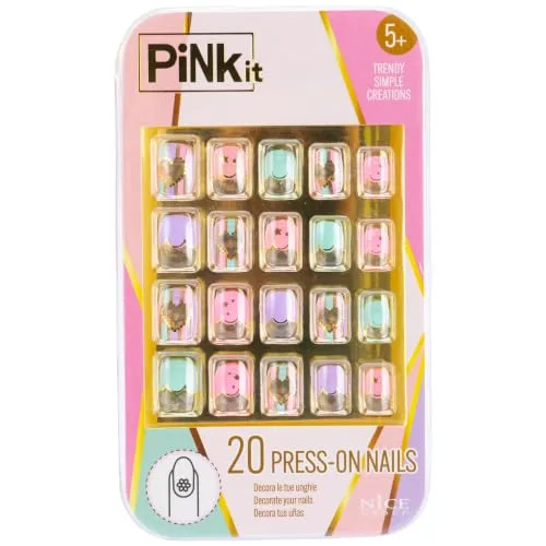 PINKIT ▫️ Unhas Postizadas - 1 embalagem de unhas 5