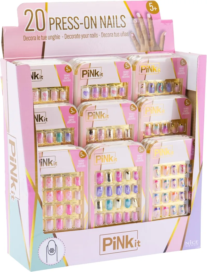 PINKIT ▫️ Unhas Postizadas - 1 embalagem de unhas