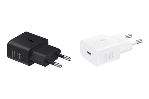 Samsung ▫️ Carregador USB-C adaptador de corrente ultrarrápido de 25 W, carregamento rápido, carregador original sem cabo, cor branca 5