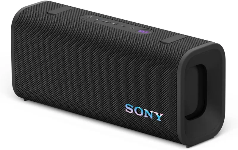 Sony ▫️ ULT Field 3 - Altifalante Bluetooth portátil com ULT Power Sound, bateria com autonomia de 24 horas, IP67, resistente à água, ao pó e aos impactos, alça de ombro removível, compacto - Preto
