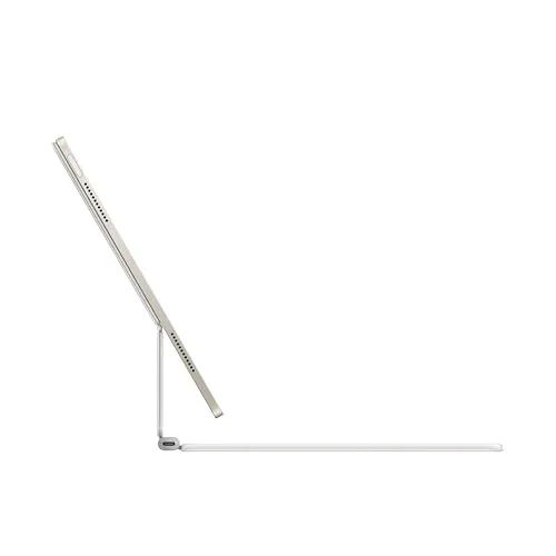 Apple ▫️ Teclado Magic Keyboard para o iPad Air de 13 polegadas (M3) - Inglês britânico - Branco ​​​​​​​ 3