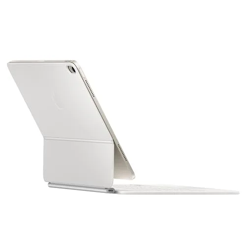 Apple ▫️ Teclado Magic Keyboard para o iPad Air de 13 polegadas (M3) - Inglês britânico - Branco ​​​​​​​ 5