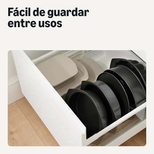Amazon Basics ▫️ Forma Desmontável Antiaderente, Adequada para a máquina de lavar louça e para o forno, 25,4 cm 6
