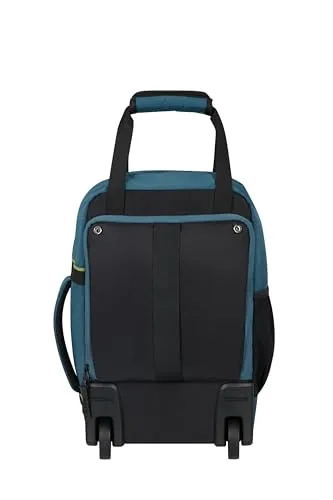 American Tourister ▫️ Take2Cabin - Ryanair Mala de Cabine 40 x 25 x 20 cm, 20 l, 1,40 kg, Mochila com Rodas, Bagagem de Mão, Mochila de Avião S para Colocar Debaixo do Assento, Azul (Harbor Blue) 4