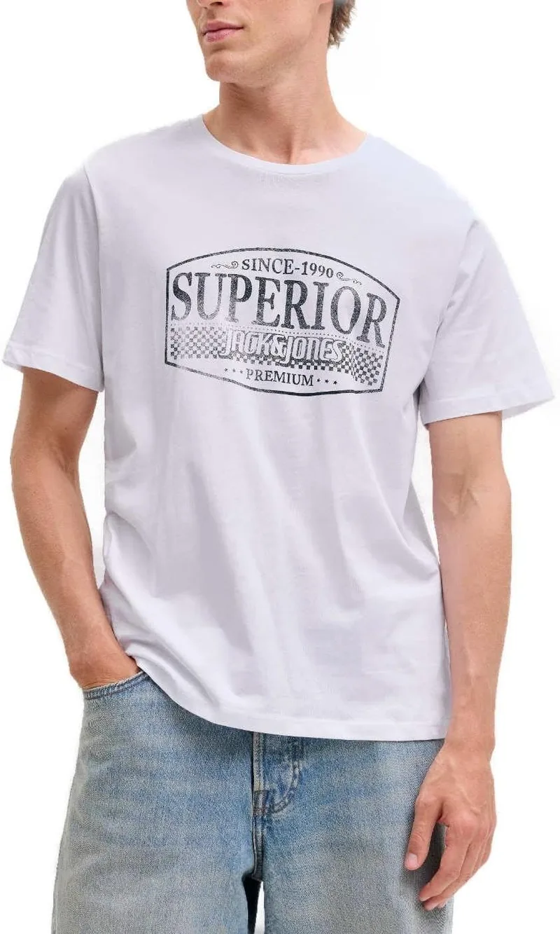 JACK & JONES ▫️ Camiseta Jprblunoah SS Fst para Homem