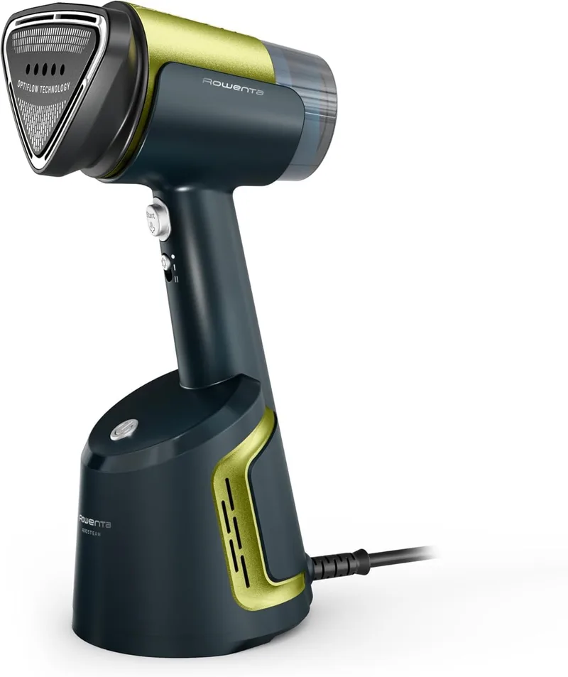 Rowenta ▫️ AeroSteam, escova de vapor portátil com tecnologia OptiFlow, depósito de 100 ml, 3 níveis de potência, resultados rápidos e fáceis numa só passagem, DR9810F0