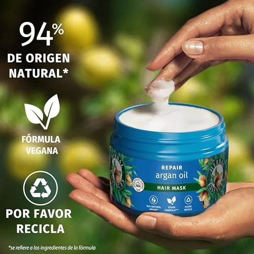 Herbal Essences ▫️ Argão: Champô 2x350 ml + Máscara 500 ml para Cabelo Danificado 6