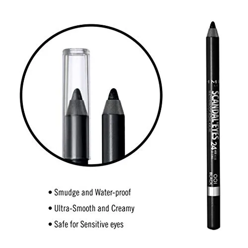Rimmel London ▫️ Scandaleyes Waterproof Khol Kajal Liners, Tom 3 - 1,3 g, Creme (Embalagem de 2) 3