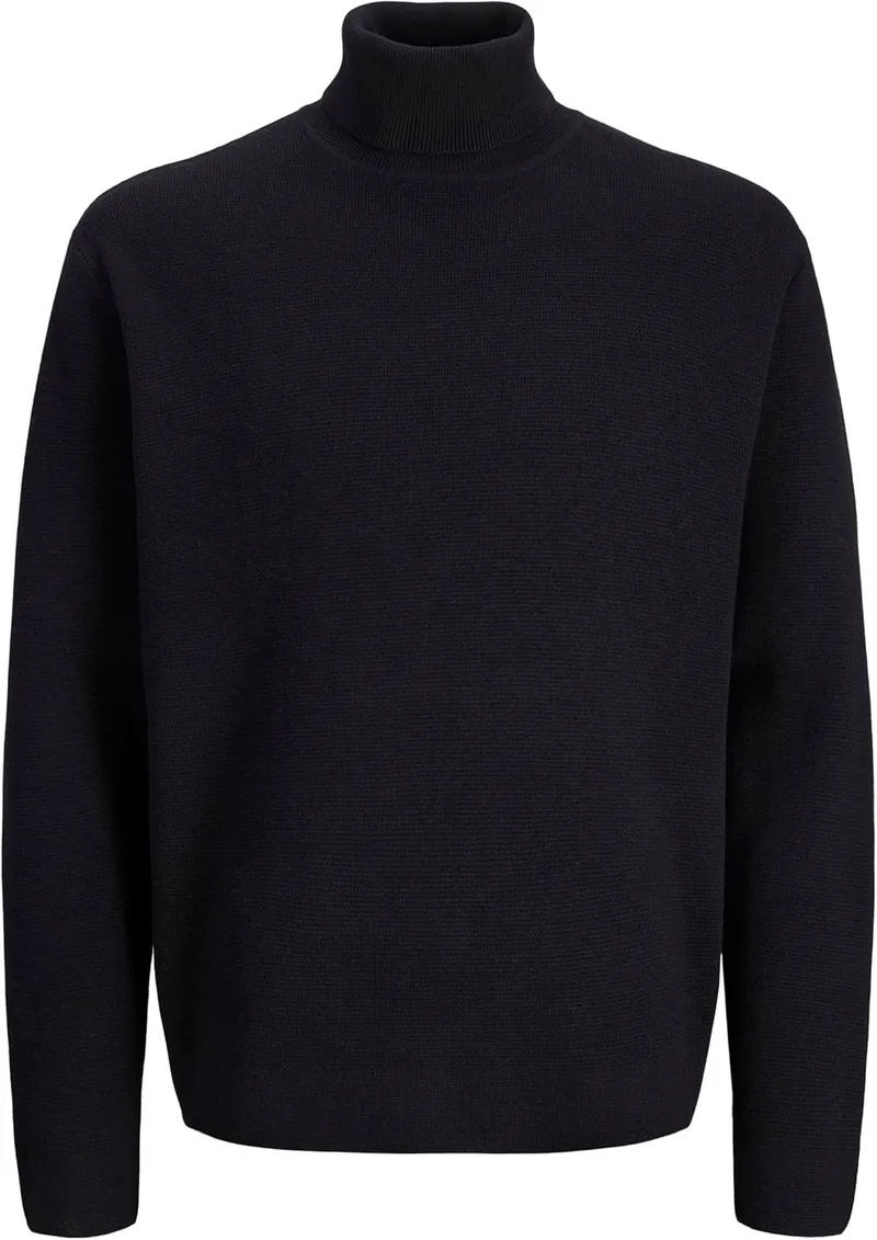 JACK & JONES ▫️ Jprblamilano Stitch Knit Roll Neck Jprblamilano Stitch Knit Roll Neck Homem