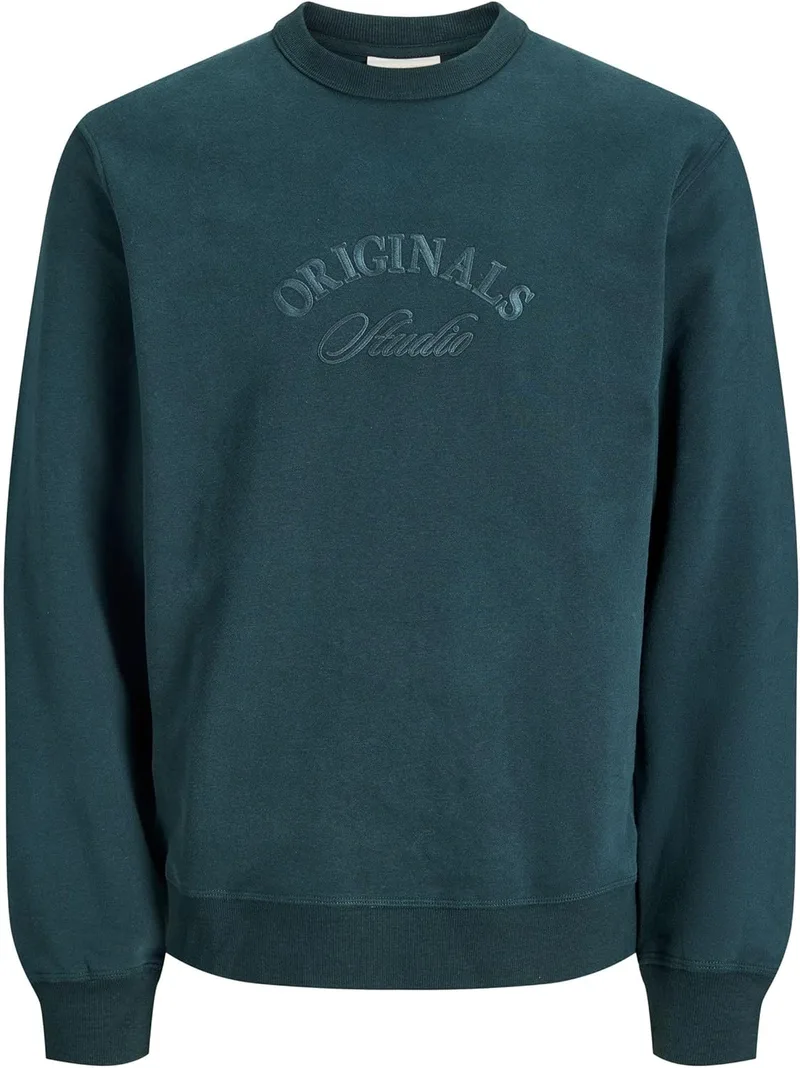 JACK & JONES ▫️ Jorbleecker Branding Sweat Crew BF Jorbleecker Branding Sweatshirt Crew BF Homens
