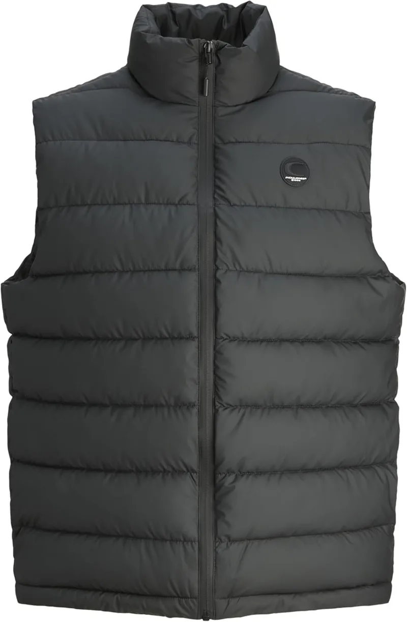 JACK & JONES ▫️ PU Bodywarmer Jcopoint – Colete térmico de poliuretano para homem