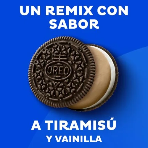 Oreo ▫️ Remix com sabor a baunilha e tiramisu – bolachas recheadas, embalagem de 16 x 157 g 4