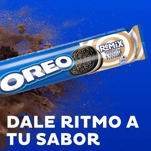 Oreo ▫️ Remix com sabor a baunilha e tiramisu – bolachas recheadas, embalagem de 16 x 157 g 6