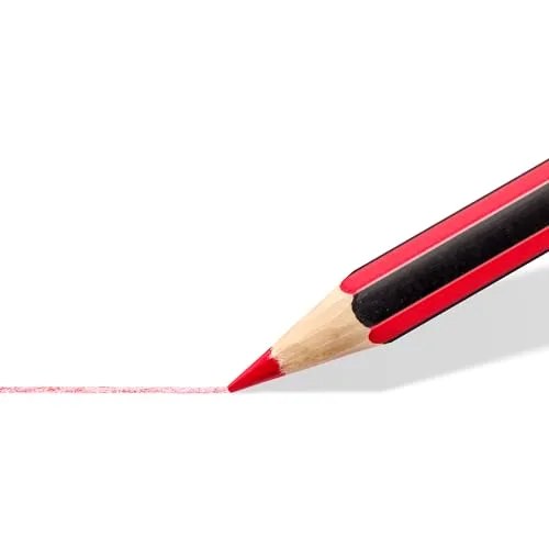 STAEDTLER ▫️ 185 C24 - Lápis de cor, 24 unidades (embalagem de 2), multicoloridos 3