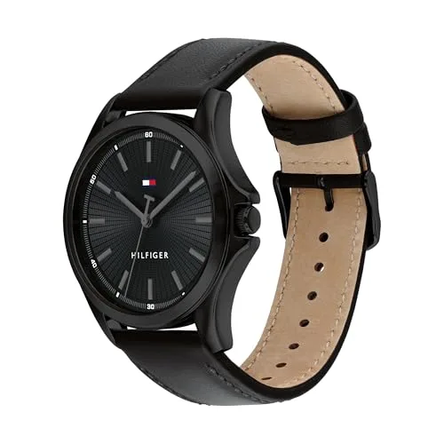 Tommy Hilfiger ▫️ Relógio analógico de quartzo para homem, modelo Bruce, com bracelete em silicone e aço inoxidável 2