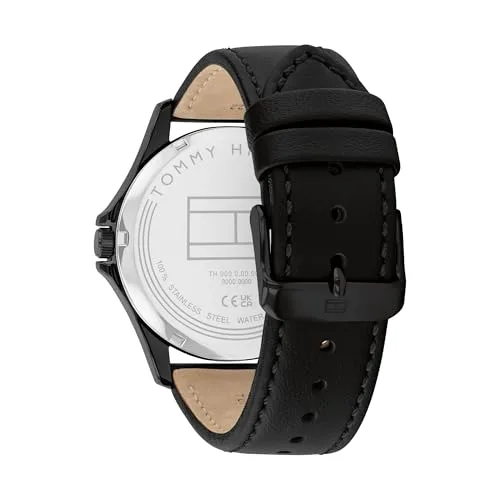 Tommy Hilfiger ▫️ Relógio analógico de quartzo para homem, modelo Bruce, com bracelete em silicone e aço inoxidável 3