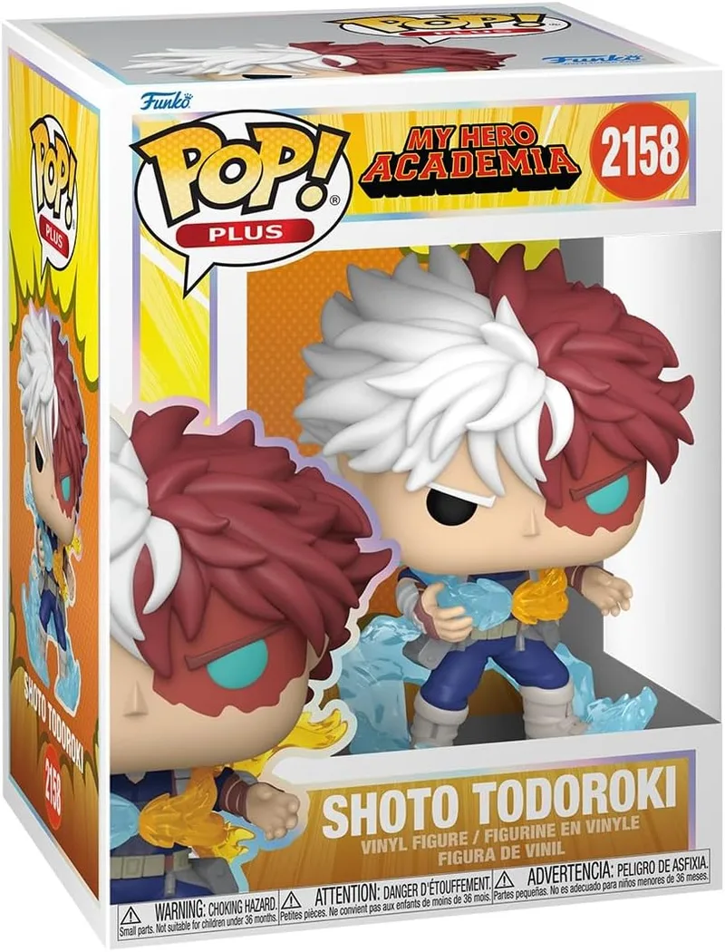 Funko ▫️ Pop! Plus: My Hero Academia - Todoroki - Figura de Vinil Colecionável - Ideia para Prenda - Mercadoria Oficial - Brinquedos para Crianças e Adultos - Figura de Modelo Colecionável e de Exposição