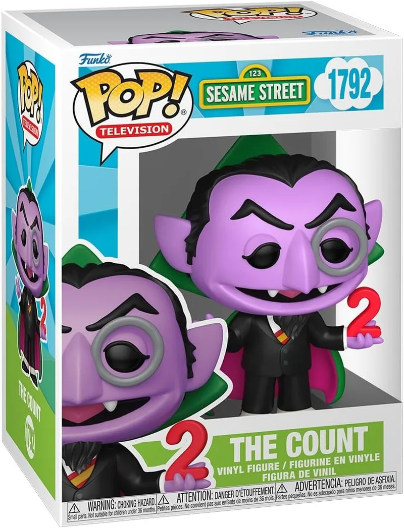 Funko ▫️ Pop! TV: Rua Sésamo - O Conde | Produtos Oficiais - Figura de vinil colecionável para decoração - Presente geek de aniversário