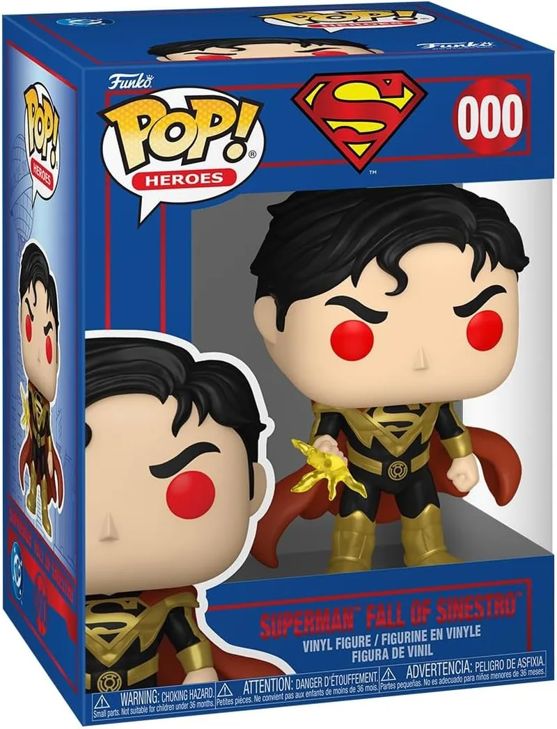 Funko ▫️ Pop! Heroes: Shield Through The Ages - Superman: A Queda de Sinestro | Produtos Oficiais - Figura de vinil colecionável para decoração - Presente geek de aniversário