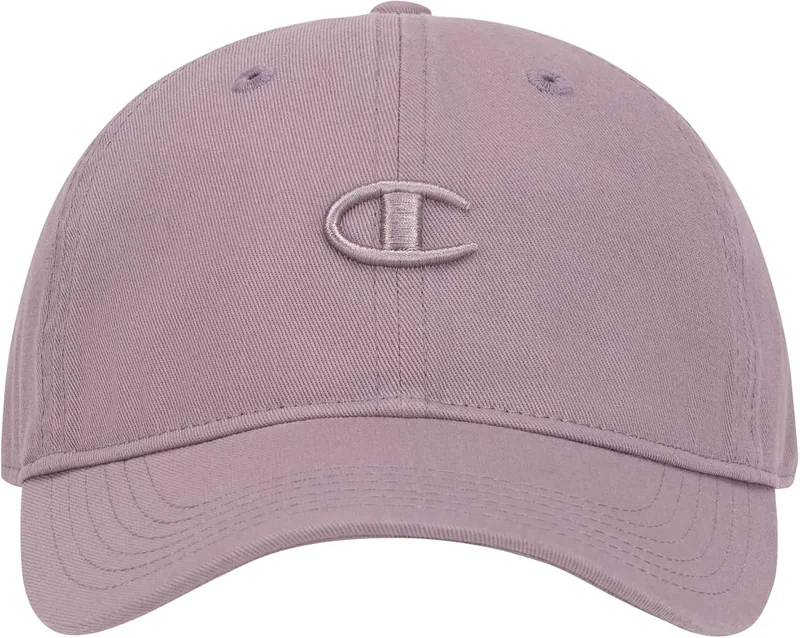 Champion ▫️ Boné de basebol ajustável Essentials em sarja de algodão lavado - Boné de basebol para mulher