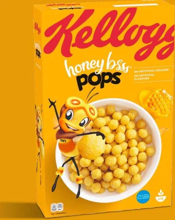 Kellogg's ▫️ Cereais Miel Pops 400 g (Embalagem de 4) 2
