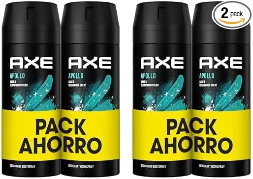 AXE ▫️ Deodorant Bodyspray Apollo Savings Pack 150ml x2 (Embalagem de 2)