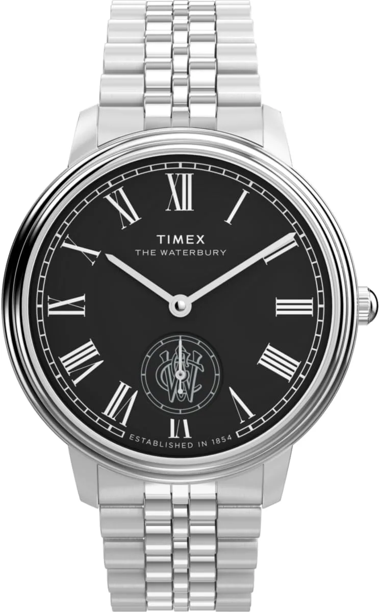 Timex ▫️ Relógio Waterbury Metropolitan Sub-Second para homem, 39 mm