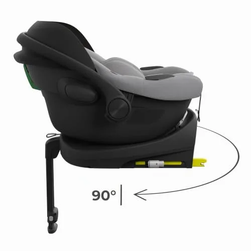Kinderkraft ▫️ I-LITE Cadeira de criança, com base ENDURA SAFE FX, i-Size, 40-87 cm, giratória, ISOFIX, ERGO PAD, sistema modular, 3,2 kg, arnês de 5 pontos, 0-12 anos, cinzenta 4
