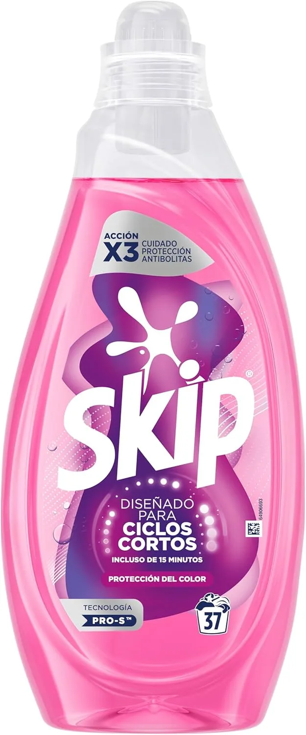 Skip ▫️ Detergente Ciclo curto Detergente Proteção das cores 37 LAV