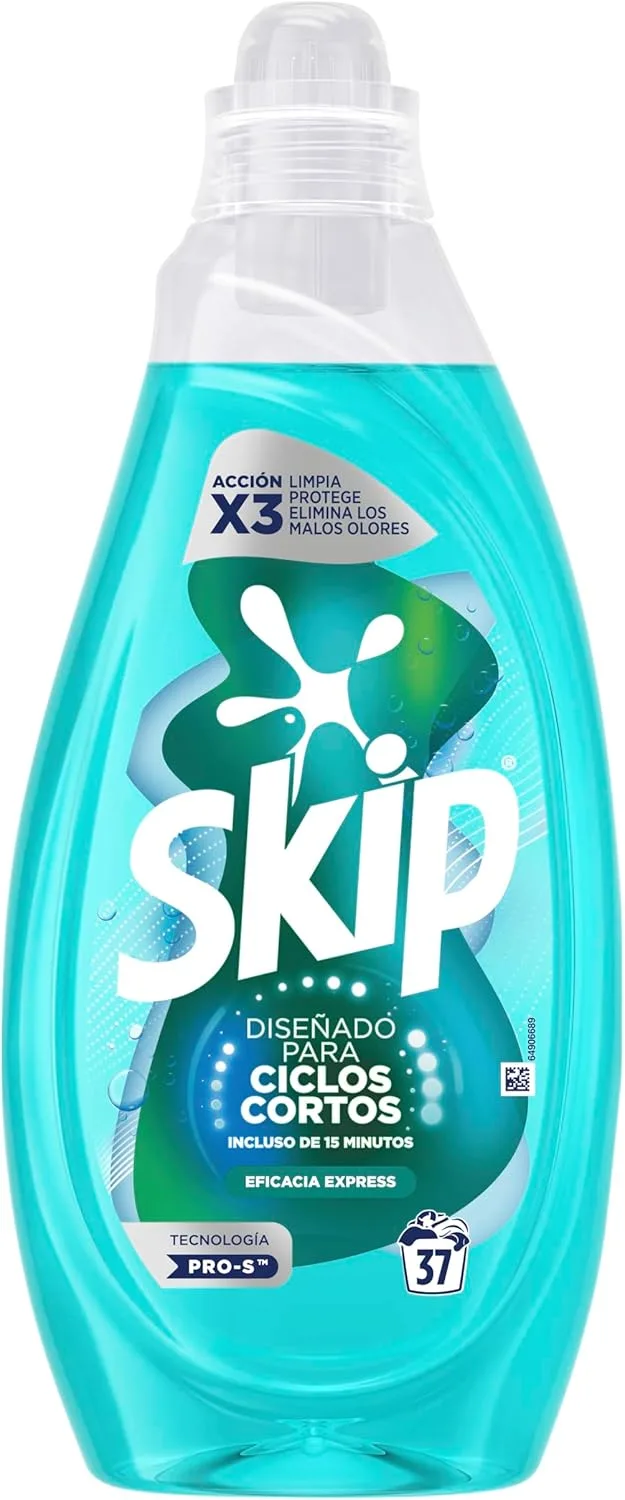 Skip ▫️ Saltar ciclo curto Eficiência do detergente Express 37 LAV