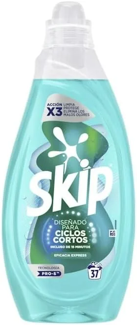 Skip ▫️ Detergente para Ciclos Curtos - Eficácia Expressa 37 LAV