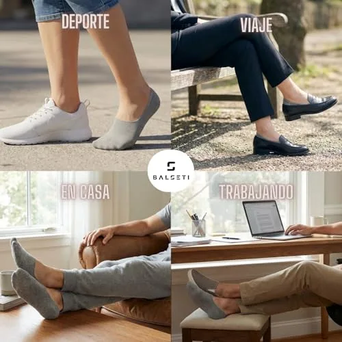 Balseti ▫️ 6 pares de meias invisíveis «Pinkies» de verão para homem e mulher 2