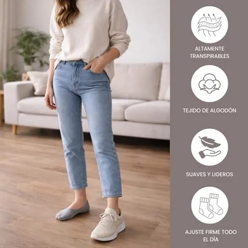Balseti ▫️ 6 pares de meias invisíveis «Pinkies» de verão para homem e mulher 3