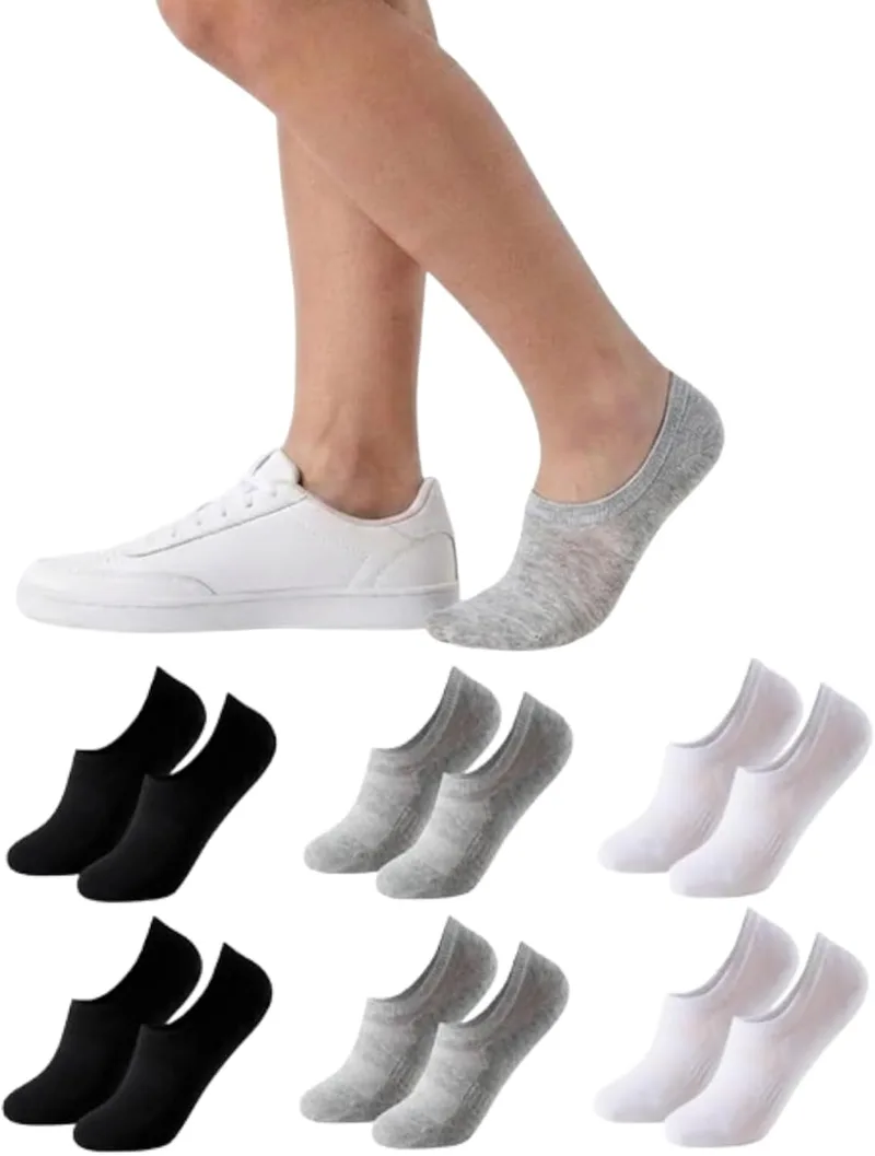 Balseti ▫️ 6 pares de meias invisíveis «Pinkies» de verão para homem e mulher