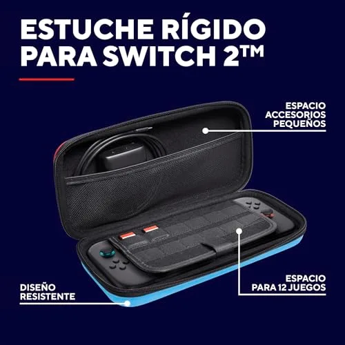 GXTrust ▫️ Capa Protetora Rígida para Nintendo Switch 2, Vermelha / Azul 2
