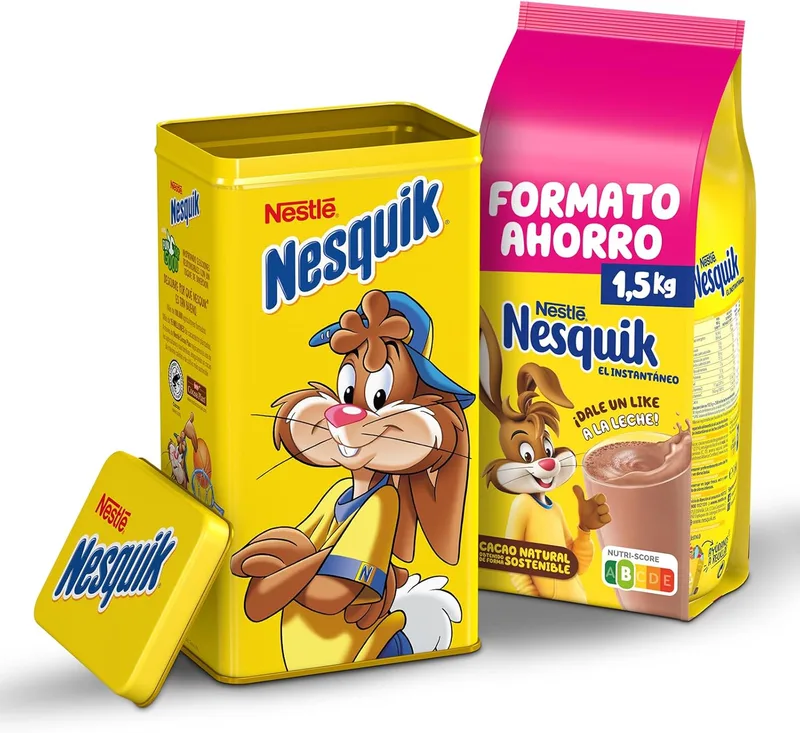 Nesquik ▫️ Nestlé Cacau instantâneo solúvel, lata 1,5 kg