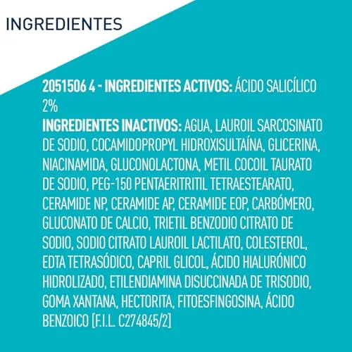CeraVe ▫️ Blemish Control, Gel de Limpeza para Acne e Pele Oleosa, Reduz a Acne e os Pontos Negros e Melhora os Poros, Tratamento em Gel com Ácido Salicílico, 473 ml 5