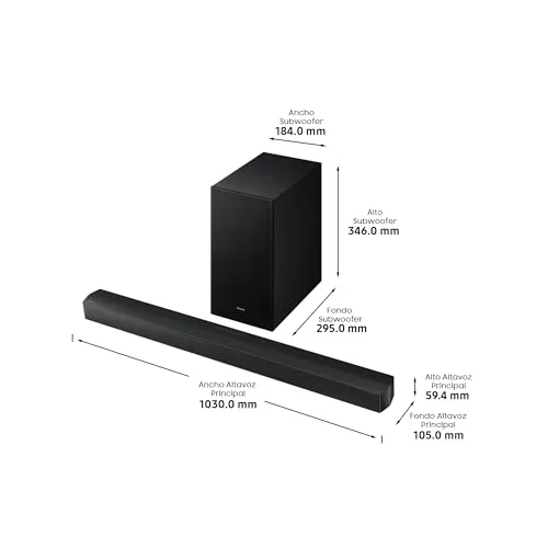 Samsung ▫️ Barra de som HW-B650F/ZF com Modo de Jogo e Dolby Audio/DTS Virtual:X 6