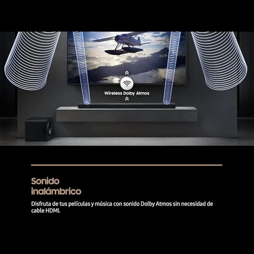 Samsung ▫️ Barra de som HW-QS750F/ZF com Q-Symphony e Dolby Atmos sem fios 2