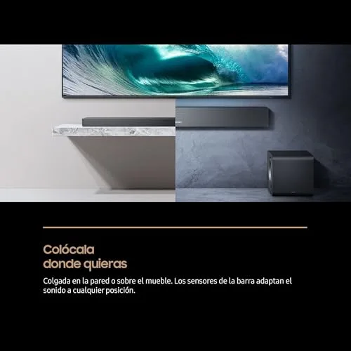 Samsung ▫️ Barra de som HW-QS750F/ZF com Q-Symphony e Dolby Atmos sem fios 5