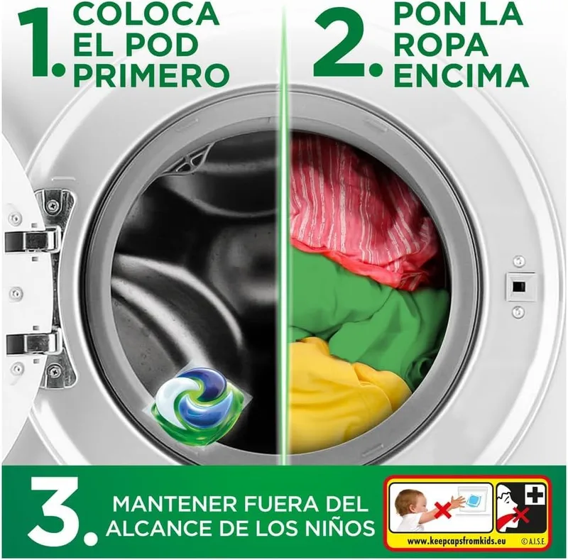 Ariel ▫️ PODs Platinum, Detergente Líquido em Cápsulas «Frescor Sensações», 60 lavagens 6